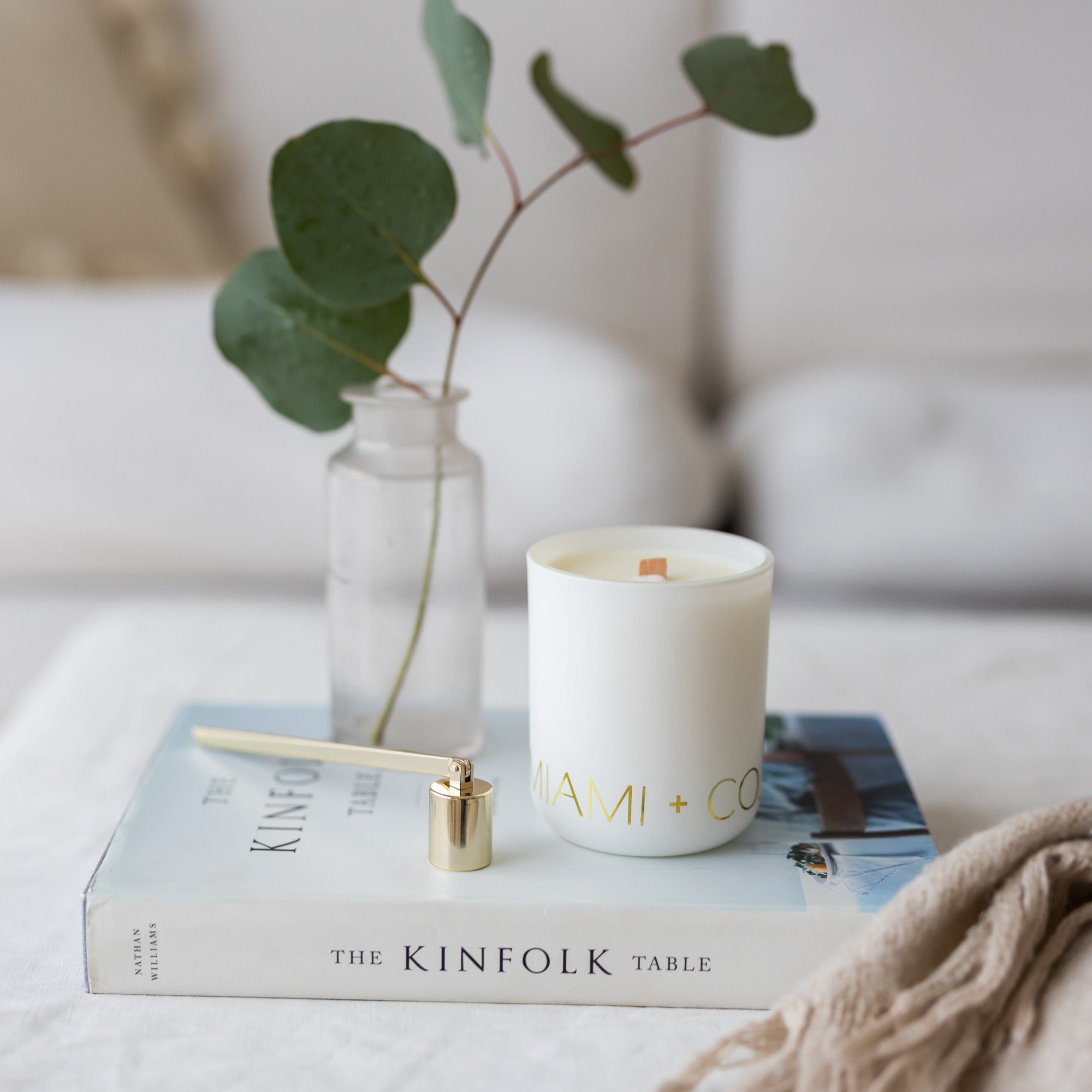 Beach Cricket - Large Candle
