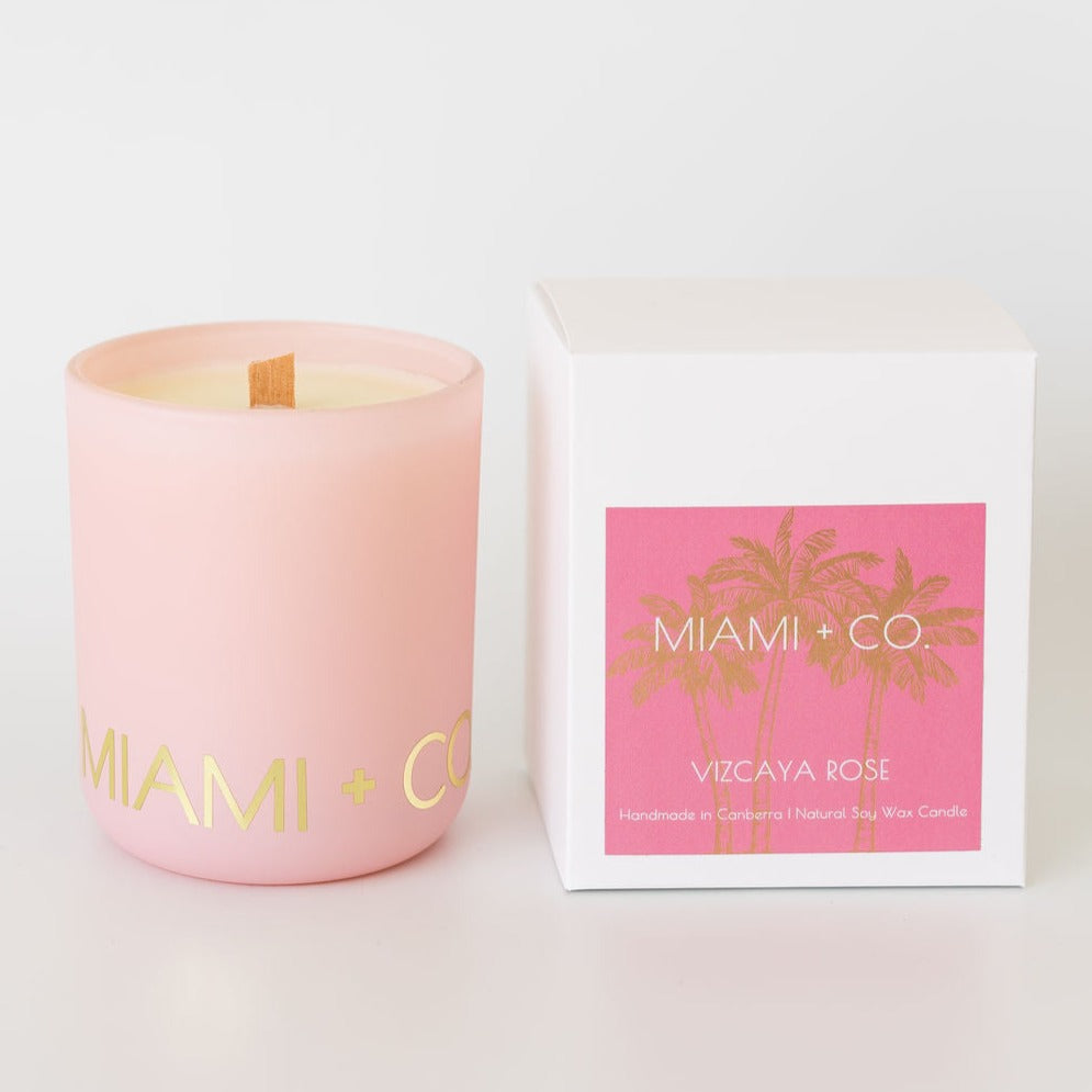 Vizcaya Rose - Large Candle
