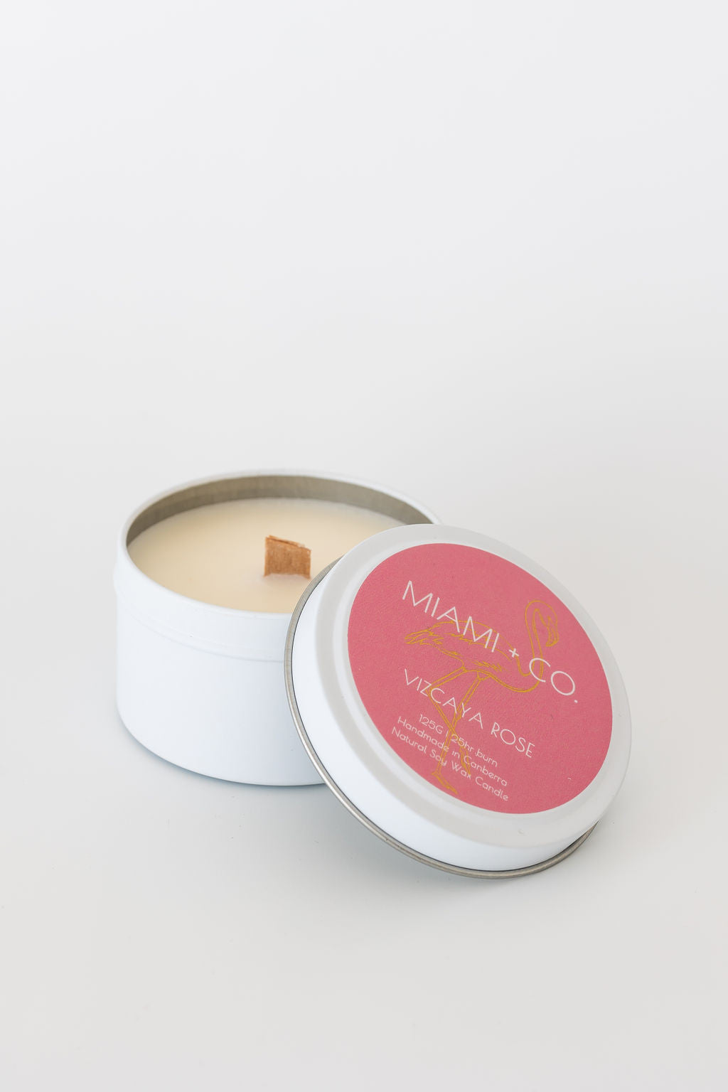 Vizcaya Rose - Tin Candle