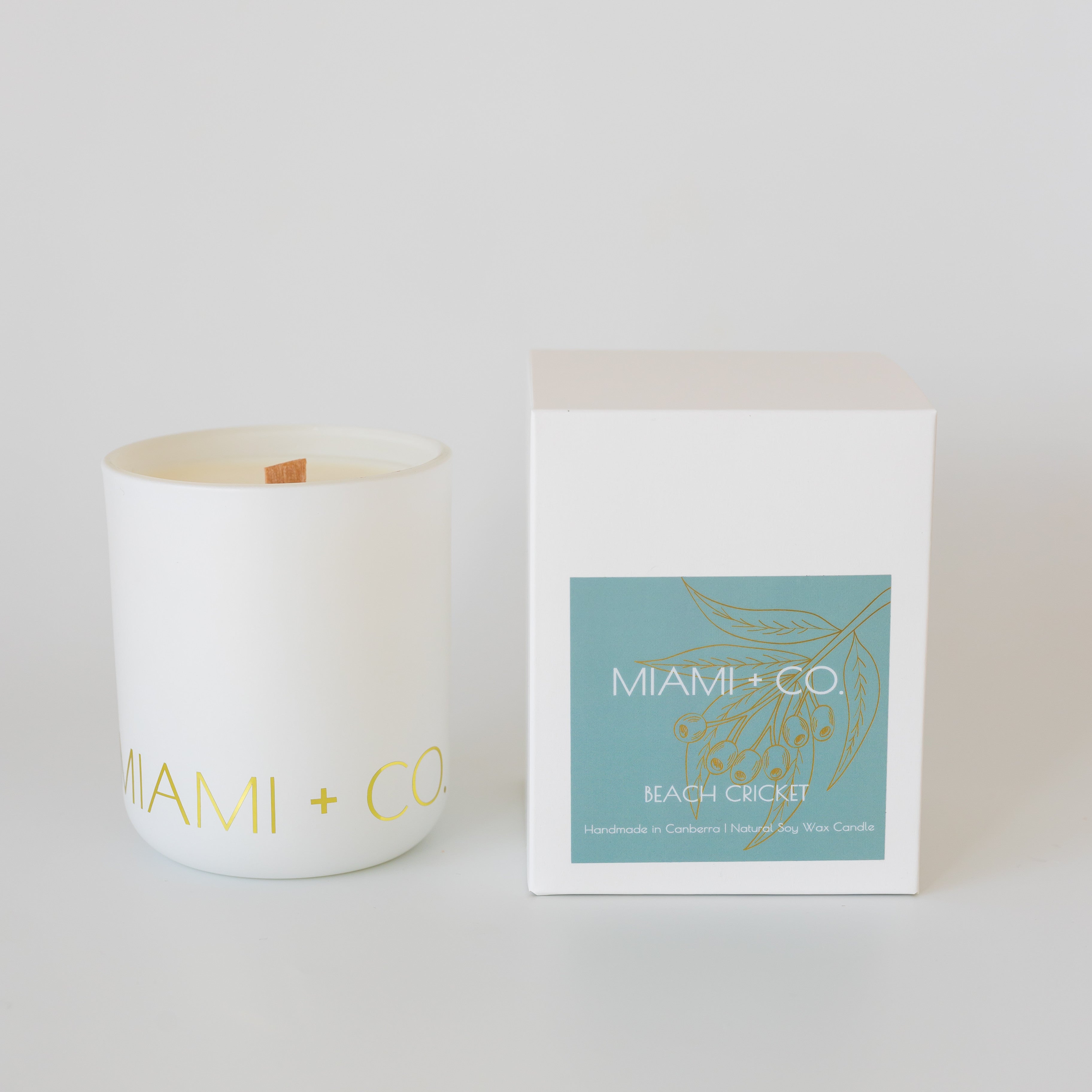 Beach Cricket - Large Candle