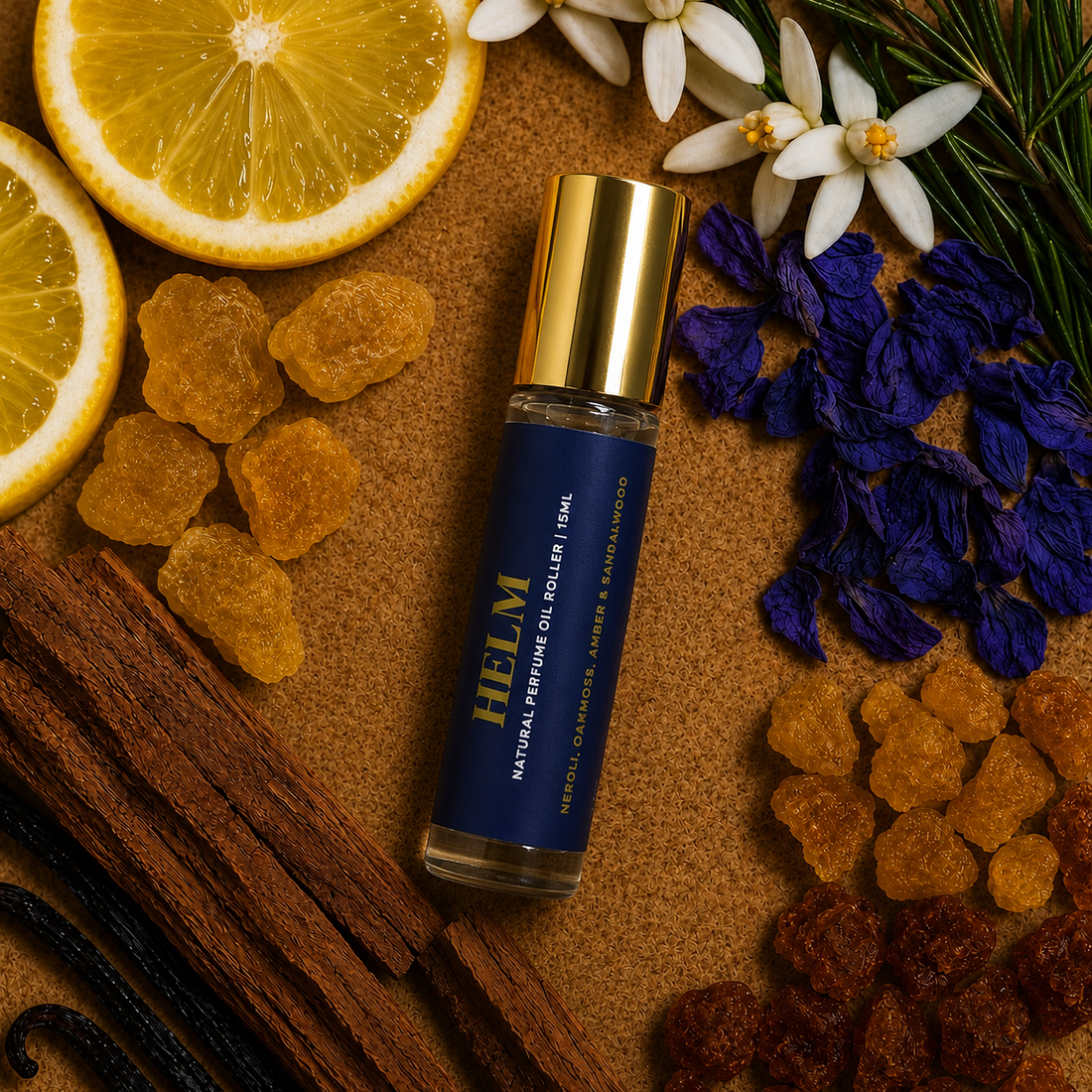 15ml Helm Unisex Cologne Oil Roller